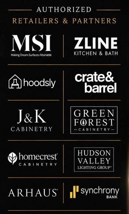 Authorized retailers and partners logos